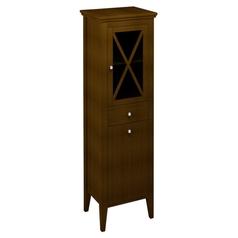 CROSS Unité de rangement avec blanchisserie 49x170x39cm, droite/mahagon