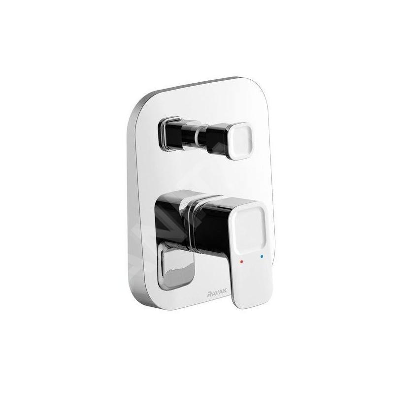 Ravak 10° - Robinet de bain TD 061.00 à encastrer, avec corps d’encastrement, chrome X070068