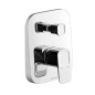 Ravak 10° - Robinet de bain TD 061.00 à encastrer, avec corps d’encastrement, chrome X070068