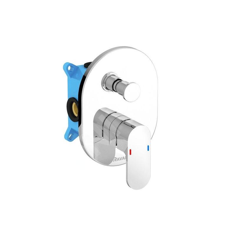 Ravak Chrome - Mitigeur de baignoire encastré CR 065.00, pour R-box, chrome X070056