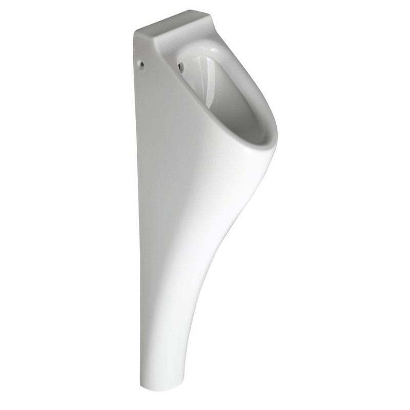 AQUATECH Inlet arrière Urinal 21x92,5x30 cm (poisson d'incertitude), blanc