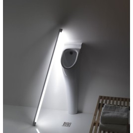 AQUATECH Inlet arrière Urinal 21x92,5x30 cm (poisson d'incertitude), blanc
