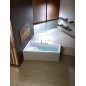 ANDRA R Bain asymétrique 170x90x45cm, Blanc ANDRA R Bain asymétrique 170x90x45cm, Blanc