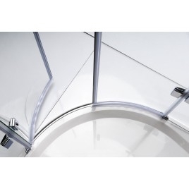 LEGRO Quadrant Shower Enclosure 1000x1000mm, verre clair