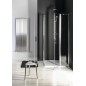 ONE Porte de douche avec pièce fixe 900 mm, verre clair