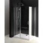 ONE Porte de douche avec pièce fixe 1100 mm, verre clair