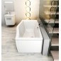 Ravak Rosa - Mélangeur bord de baignoire RS 025.00, montage 3 trous, chromé X07P003