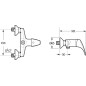Jika Talas - Mitigeur de douche à levier, chrome H3311N70044001 Jika Talas - Mitigeur de douche à levier, chrome H3311N70044001