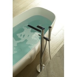 IPANEMA Cast Marble Bain de qualité 168x72x49cm, Blanc