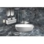 IPANEMA Cast Marble Bain de qualité 168x72x49cm, Blanc