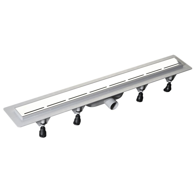 ROUTE égouttoir avec grille en acier inoxydable, L-920mm, DN40