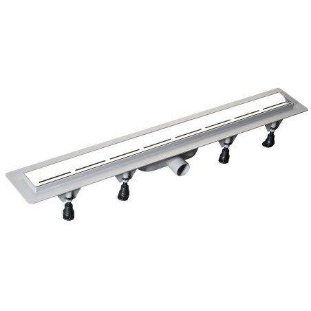 ROUTE égouttoir avec grille en acier inoxydable, L-920mm, DN40
