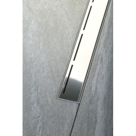 ROUTE égouttoir avec grille en acier inoxydable, L-920mm, DN40