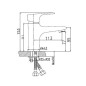 Novaservis Titania Nice - Mitigeur de lavabo avec vidage, chrome 97001,0 Novaservis Titania Nice - Mitigeur de lavabo avec vidage, chrome 97001,0