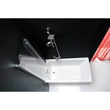 ONE Écran de bain 900mm, verre clair