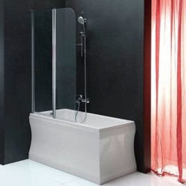 ONE Écran de bain 900mm, verre clair