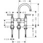 Axor Montreux - Mitigeur de lavabo 220, chrome 16511000
