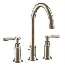 Axor Montreux - Mitigeur de lavabo 180, installation à 3 trous, nickel brossé 16514820