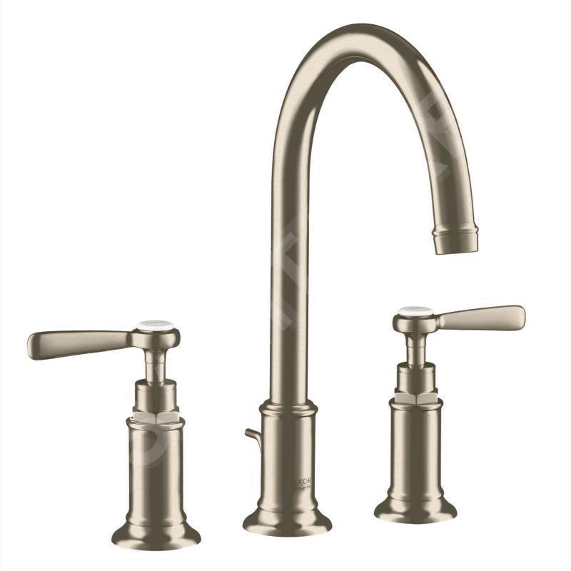 Axor Montreux - Mitigeur de lavabo 180, installation à 3 trous, nickel brossé 16514820