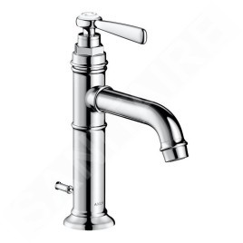 Axor Montreux - Mitigeur de lavabo à levier 100 avec garniture de vidage et tirette, chrome 16515000
