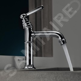 Axor Montreux - Mitigeur de lavabo à levier 100 avec garniture de vidage et tirette, chrome 16515000