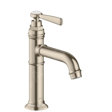 Axor Montreux - Mitigeur de lavabo 100 à levier, sans tirette, nickel brossé 16516820