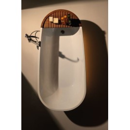 AQUATECH Bain de haute qualité 170x56x70cm, blanc