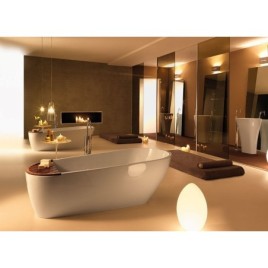 AQUATECH Bain de haute qualité 170x56x70cm, blanc
