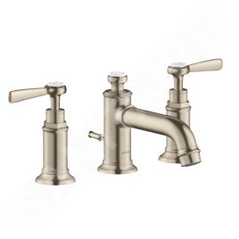 Axor Montreux - Mitigeur de lavabo 30 avec garniture de vidange et tirette, installation à 3 trous, nickel brossé 16535820