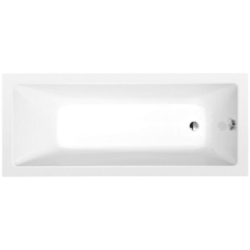 NOEMI Bain rectangulaire 160x70x39cm, Blanc NOEMI Bain rectangulaire 160x70x39cm, Blanc