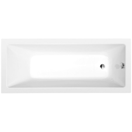 NOEMI Bain rectangulaire 160x70x39cm, Blanc