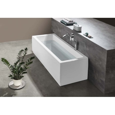 NOEMI Bain rectangulaire 160x70x39cm, Blanc