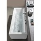 NOEMI Bain rectangulaire 160x70x39cm, Blanc NOEMI Bain rectangulaire 160x70x39cm, Blanc