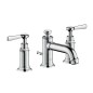 Axor Montreux - Mitigeur de lavabo 30 avec garniture de vidange et tirette, installation à 3 trous, chrome 16535000