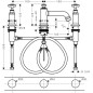 Axor Montreux - Mitigeur de lavabo 30 avec garniture de vidange et tirette, installation à 3 trous, nickel brossé 16536820
