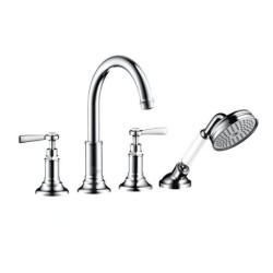 Axor Montreux - Mitigeur de baignoire à 4 trous pour bord de baignoire, chrome 16550000
