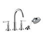 Axor Montreux - Mitigeur de baignoire à 4 trous pour bord de baignoire, chrome 16550000