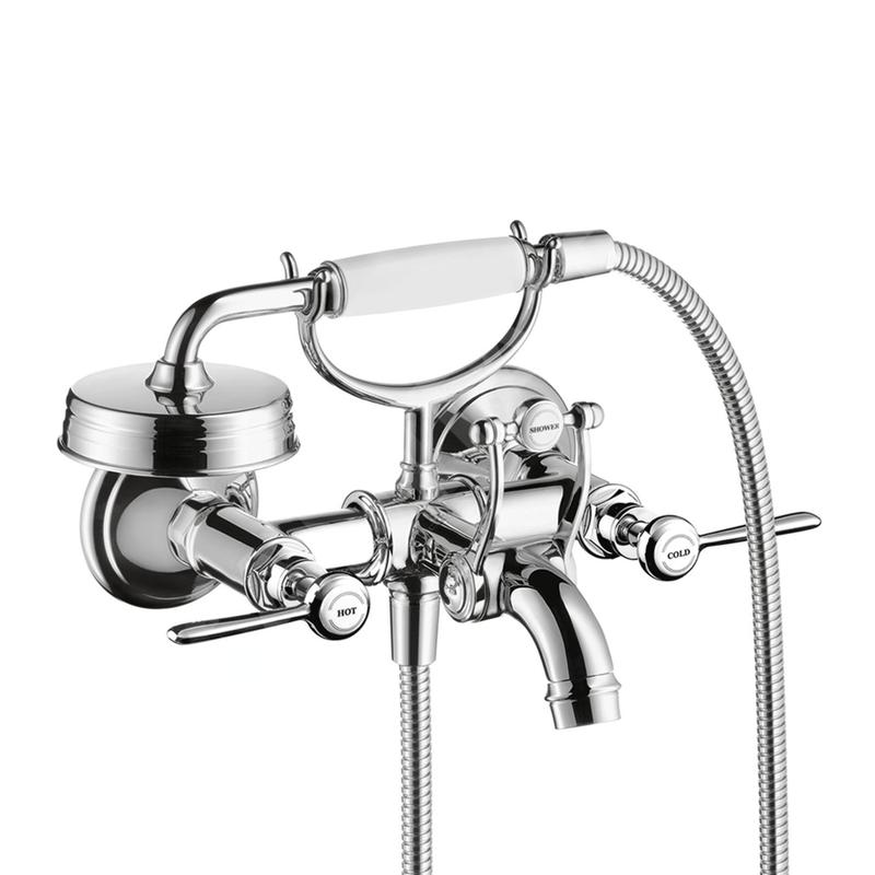 Axor Montreux - Mitigeur de baignoire avec 2 leviers, chrome 16551000