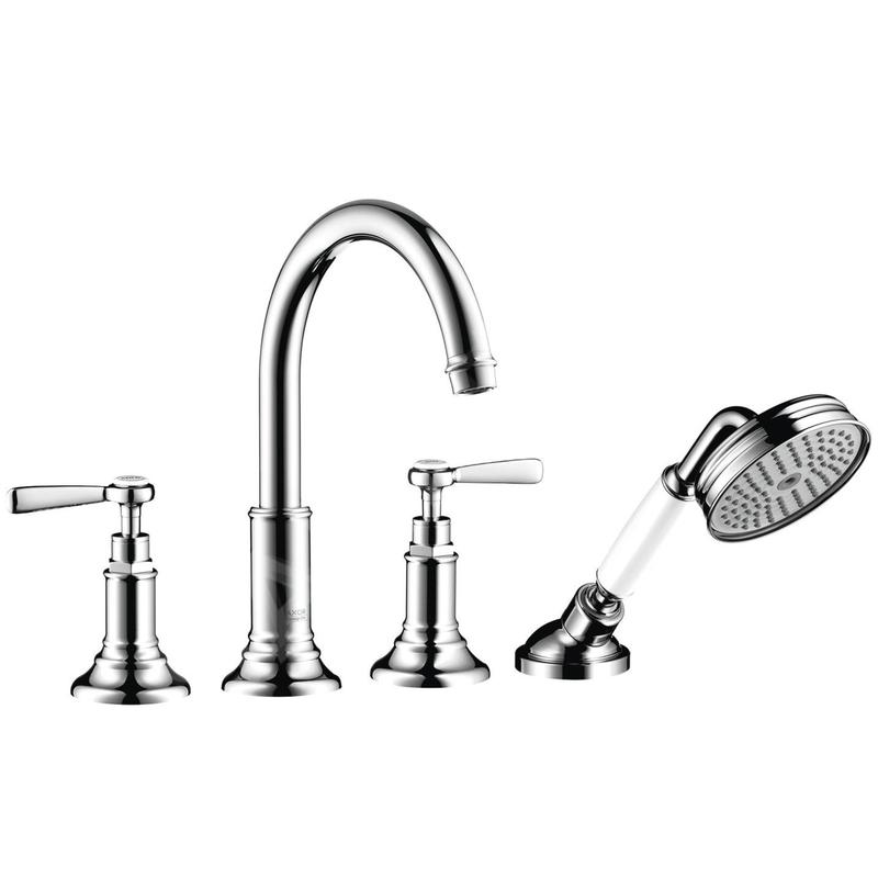 Axor Montreux - Robinet de baignoire montage sur bord de carrelage 4 trous, chrome 16554000