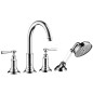 Axor Montreux - Robinet de baignoire montage sur bord de carrelage 4 trous, chrome 16554000