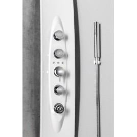 MOLA Thermostatic Corner Shower Panel 210x1300mm