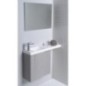 LATUS VI Vanity Unité 50x50x22cm, chêne gauche/argent LATUS VI Vanity Unité 50x50x22cm, chêne gauche/argent