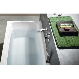 LILY Bain rectangulaire 140x70x39cm, Blanc