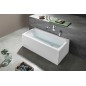 Bain rectangulaire LILY 150x70x39cm, Blanc Bain rectangulaire LILY 150x70x39cm, Blanc