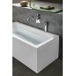 Bain rectangulaire LILY 150x70x39cm, Blanc Bain rectangulaire LILY 150x70x39cm, Blanc