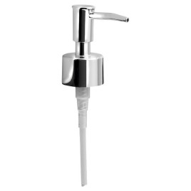 Pompe de rechange pour distributeur de savon, plastique, chrome