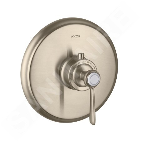 Axor Montreux - Mitigeur thermostatique encastré haut débit, nickel brossé 16824820