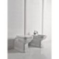 WALDORF WC Pan 37x65cm, S-trap/P-trap, blanc