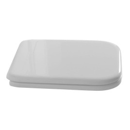 WALDORF Soft Close Toilet Seat, blanc/chrome