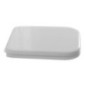 WALDORF Soft Close Toilet Seat, blanc/chrome